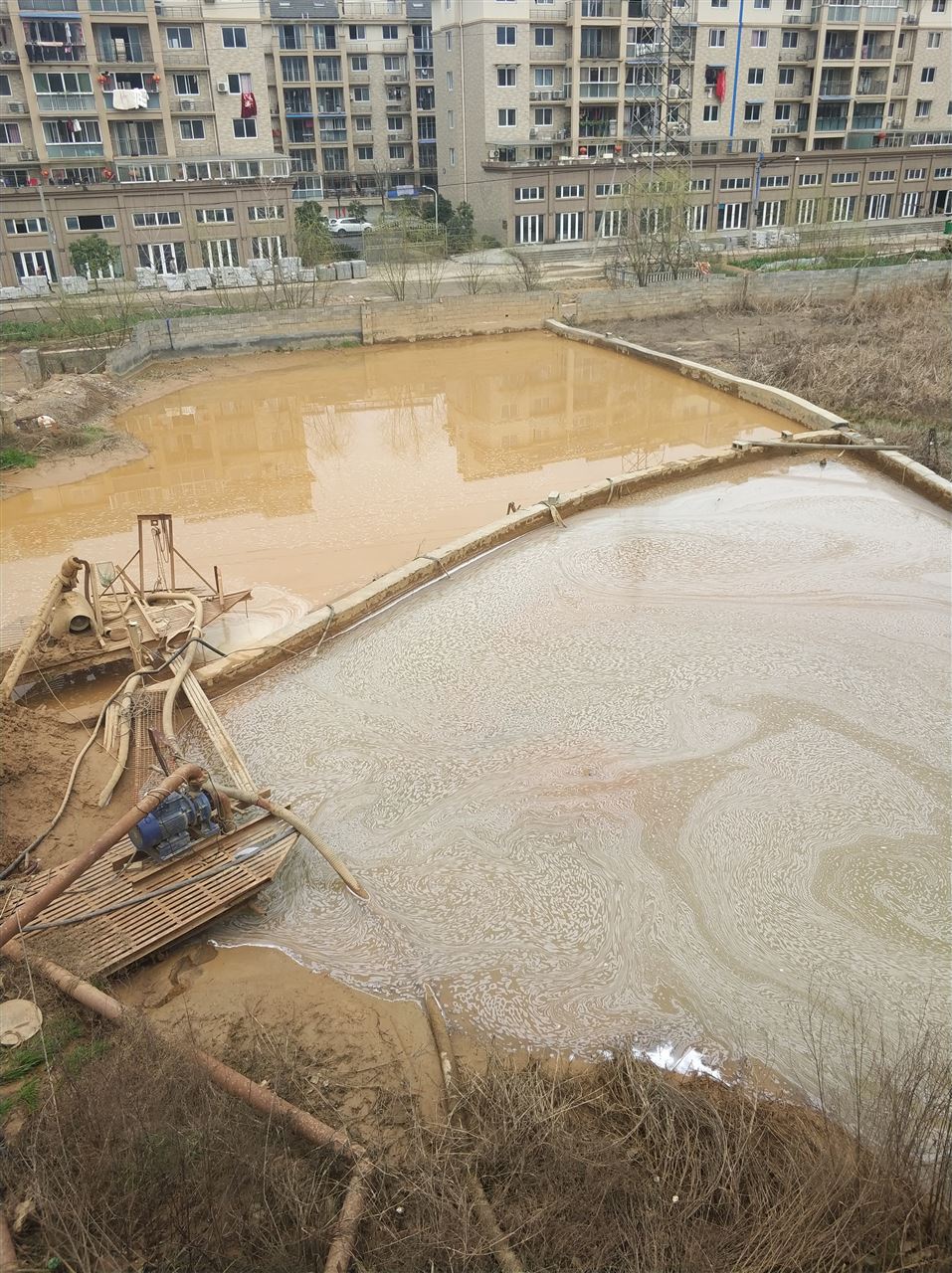台山沉淀池淤泥清理-厂区废水池淤泥清淤