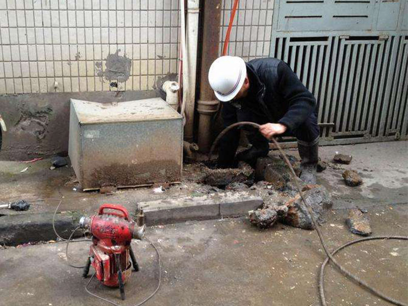 台山疏通下水道-洗菜池疏通